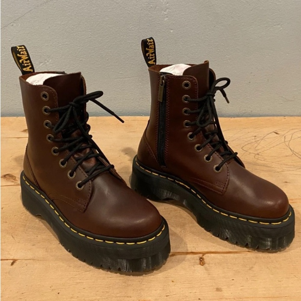 Dr. Martens Dark Brown Combat Boots